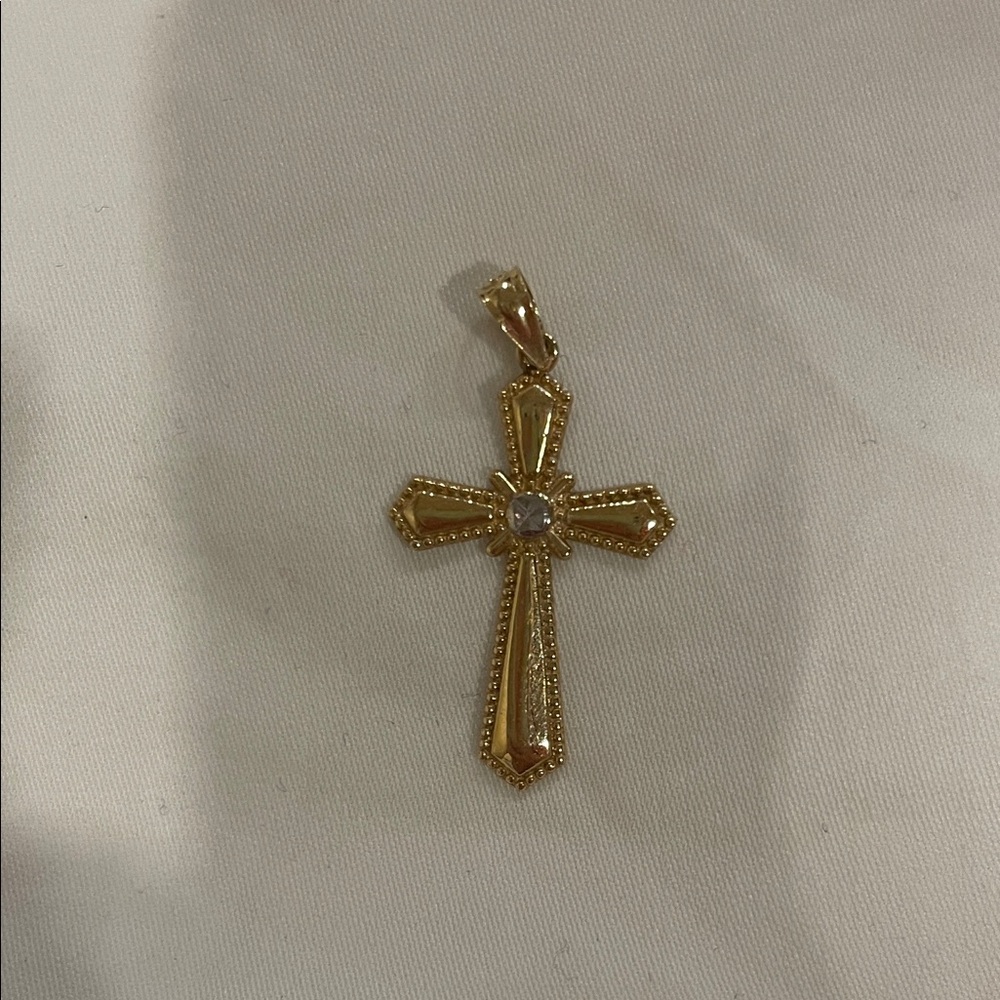 14k Gold Cross Pendant